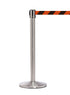 QueueMaster 550 – Satin Stainless / Orange/Black Diagonal