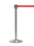 QueueMaster 550 – Satin Stainless / Red CAUTION-DONOT ENTER