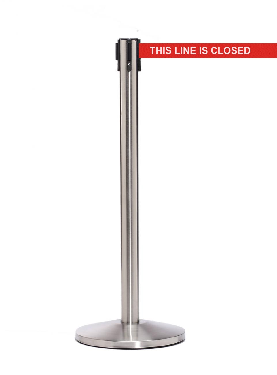 QueueMaster 550 – Satin Stainless / Red THIS LINE IS CLOSED