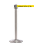 QueueMaster 550 – Satin Stainless / Yellow BEWARE OPEN PIT