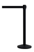 Queueway Retractable Belt Stanchion – Black / Black