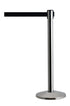 Queueway Retractable Belt Stanchion – Polished Stainless / Black