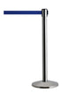 Queueway Retractable Belt Stanchion – Polished Stainless / Blue