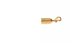 Crowd Control Barrier Stanchions 1" Rope Slide Snap End – Polished Brass