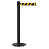 Retracta-Belt® 300 Series Black Aluminum Crowd Control Stanchion