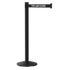 Retracta-Belt® 300 Series Black Aluminum Crowd Control Stanchion