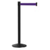 Retracta-Belt® 300 Series Black Aluminum Crowd Control Stanchion