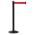 Retracta-Belt® 300 Series Black Aluminum Crowd Control Stanchion