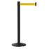 Retracta-Belt® 300 Series Black Aluminum Crowd Control Stanchion
