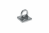 Crowd Control Barrier Stanchions Wall Plate Medium for 1 or 2 Rope Hoo – Polished Chrome