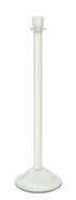 Portable Post and Rope Stanchion | Lavi - LW - Lavi White - 12" Rounded · Single line