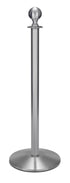 Portable Post and Rope Stanchion | Lavi - SA - Satin Stainless - 14" Sloped · Single line