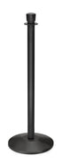 Portable Post and Rope Stanchion | Lavi - WB - Wrinkle Black - 14" Sloped · Single line