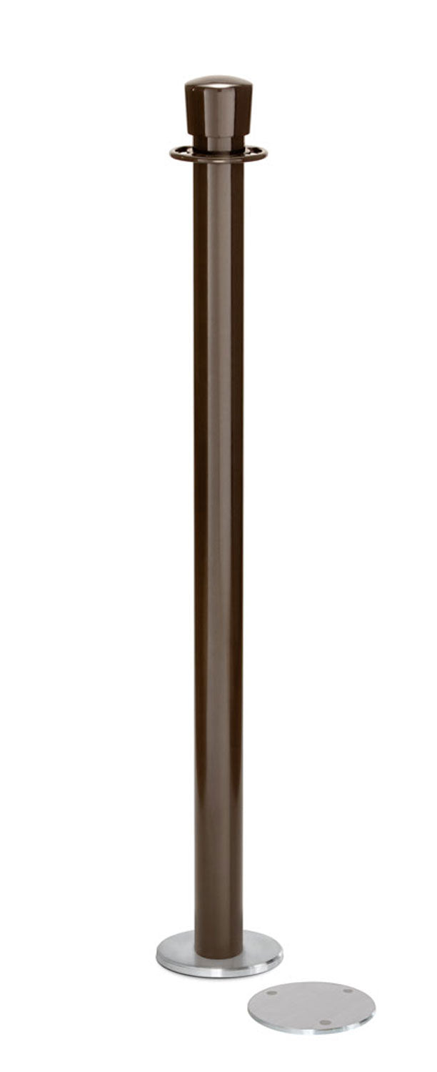 Magnetic Post and Rope Stanchion | Lavi - SB - Statuary Bronze - 5.5" Carpet Magnetic · Single line
