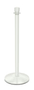 Portable Post and Rope Stanchion | Lavi - LW - Lavi White - 14" Galvanized Sloped · Single line