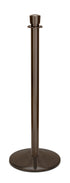 Portable Post and Rope Stanchion | Lavi - SB - Statuary Bronze - 14" Galvanized Sloped · Single line
