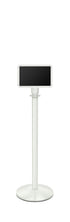 Portable Traditional Sign Stand | Lavi - LW - Lavi White - 7 x 11 · Horizontal · Slotted