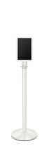 Portable Traditional Sign Stand | Lavi - LW - Lavi White - 7 x 11 · Vertical · Slotted