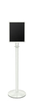 Portable Traditional Sign Stand | Lavi - LW - Lavi White - 11 x 14 · Vertical · Slotted