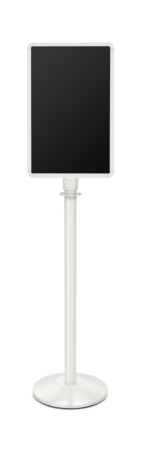 Portable Traditional Sign Stand | Lavi - LW - Lavi White - 14 x 22 · Vertical · Closed frame
