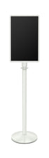 Portable Traditional Sign Stand | Lavi - LW - Lavi White - 14 x 22 · Vertical · Slotted