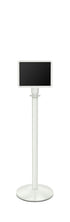 Portable Traditional Sign Stand | Lavi - LW - Lavi White - 8.5 x 11 · Horizontal · Closed frame