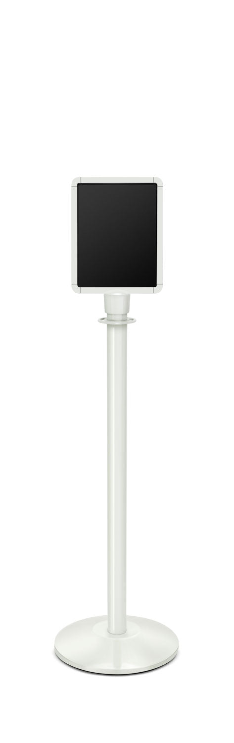 Portable Traditional Sign Stand | Lavi - LW - Lavi White - 8.5 x 11 · Vertical · Slotted