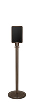 Portable Traditional Sign Stand | Lavi - SB - Statuary Bronze - 7 x 11 · Vertical · Closed frame