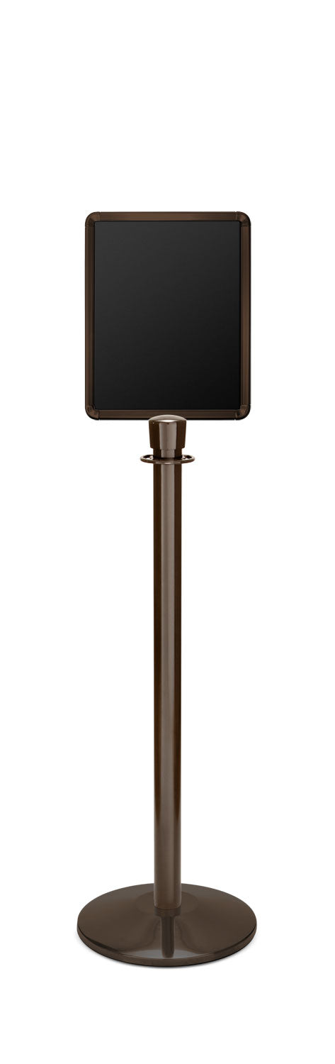 Portable Traditional Sign Stand | Lavi - SB - Statuary Bronze - 11 x 14 · Vertical · Closed frame