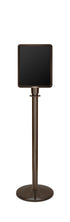 Portable Traditional Sign Stand | Lavi - SB - Statuary Bronze - 11 x 14 · Vertical · Slotted