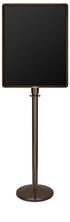 Portable Traditional Sign Stand | Lavi - SB - Statuary Bronze - 22 x 28 · Vertical · Closed frame