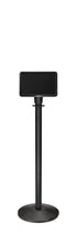 Portable Traditional Sign Stand | Lavi - WB - Wrinkle Black - 7 x 11 · Horizontal · Slotted