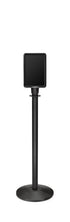 Portable Traditional Sign Stand | Lavi - WB - Wrinkle Black - 7 x 11 · Vertical · Closed frame