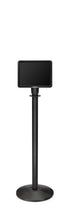 Portable Traditional Sign Stand | Lavi - WB - Wrinkle Black - 8.5 x 11 · Horizontal · Closed frame