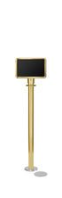Magnetic Traditional Sign Stand | Lavi - BC - Brass Clear Coat - 7 x 11 · Horizontal · Closed frame