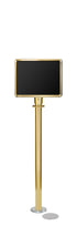 Magnetic Traditional Sign Stand | Lavi - BC - Brass Clear Coat - 11 x 14 · Horizontal · Closed frame