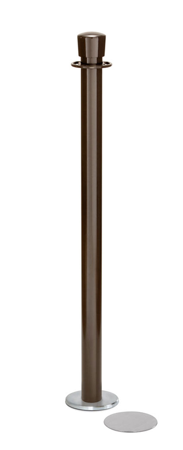 Magnetic Post and Rope Stanchion | Lavi - SB - Statuary Bronze - 5.5" Magnetic · Single line