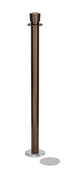 Magnetic Post and Rope Stanchion | Lavi - SB - Statuary Bronze - 5.5" Magnetic · Single line