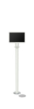Magnetic Traditional Sign Stand | Lavi - LW - Lavi White - 7 x 11 · Horizontal · Slotted