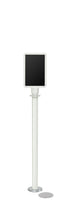 Magnetic Traditional Sign Stand | Lavi - LW - Lavi White - 7 x 11 · Vertical · Closed frame