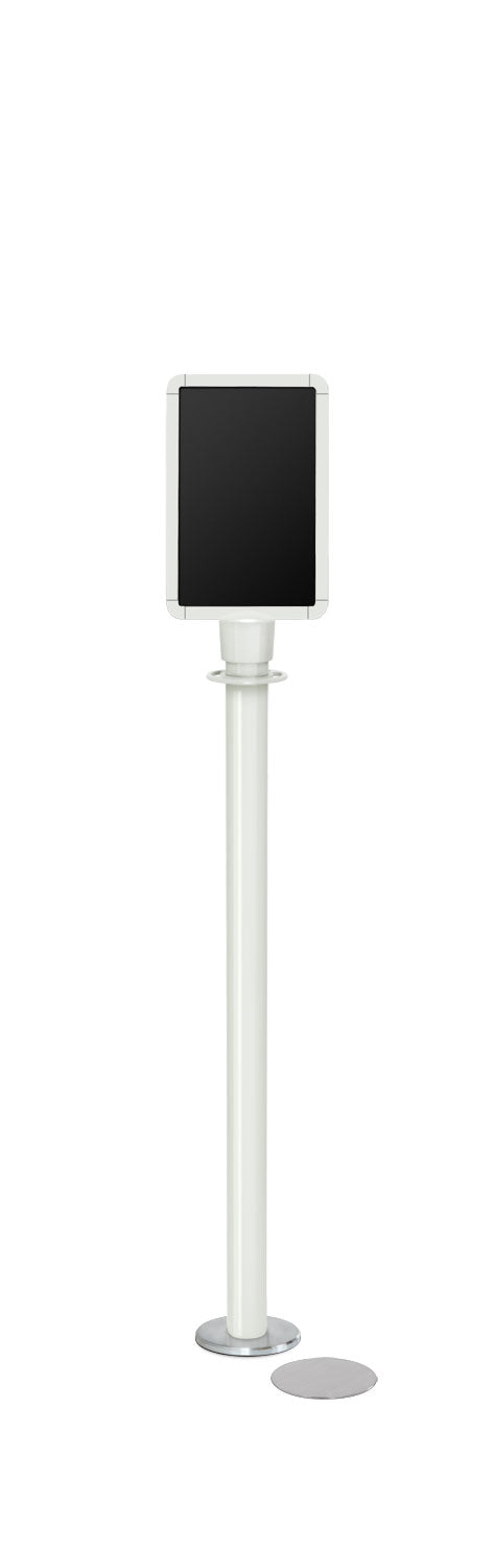 Magnetic Traditional Sign Stand | Lavi - LW - Lavi White - 7 x 11 · Vertical · Slotted