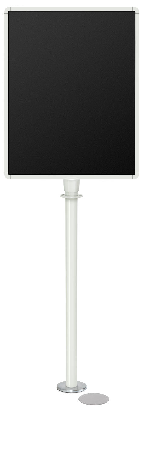 Magnetic Traditional Sign Stand | Lavi - LW - Lavi White - 22 x 28 · Vertical · Closed frame