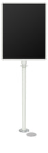 Magnetic Traditional Sign Stand | Lavi - LW - Lavi White - 22 x 28 · Vertical · Closed frame