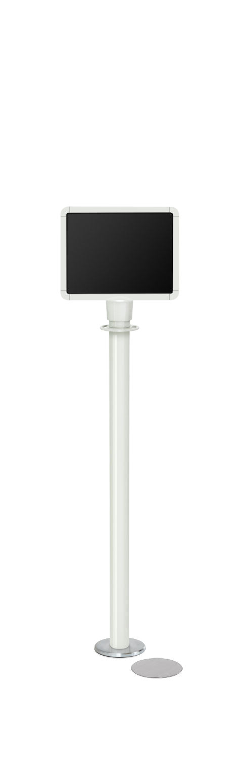 Magnetic Traditional Sign Stand | Lavi - LW - Lavi White - 8.5 x 11 · Horizontal · Slotted