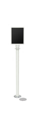 Magnetic Traditional Sign Stand | Lavi - LW - Lavi White - 8.5 x 11 · Vertical · Closed frame