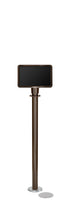 Magnetic Traditional Sign Stand | Lavi - SB - Statuary Bronze - 7 x 11 · Horizontal · Slotted