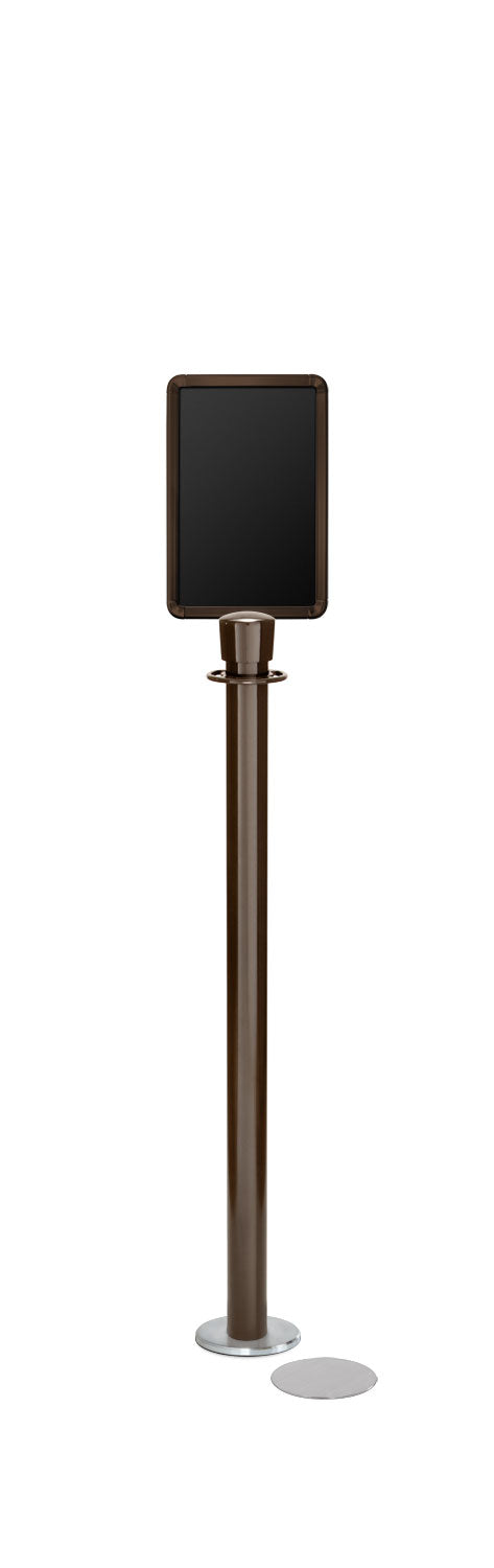 Magnetic Traditional Sign Stand | Lavi - SB - Statuary Bronze - 7 x 11 · Vertical · Closed frame