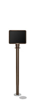 Magnetic Traditional Sign Stand | Lavi - SB - Statuary Bronze - 8.5 x 11 · Horizontal · Slotted