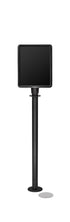 Magnetic Traditional Sign Stand | Lavi - WB - Wrinkle Black - 11 x 14 · Vertical · Closed frame