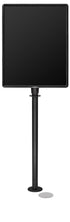 Magnetic Traditional Sign Stand | Lavi - WB - Wrinkle Black - 22 x 28 · Vertical · Closed frame